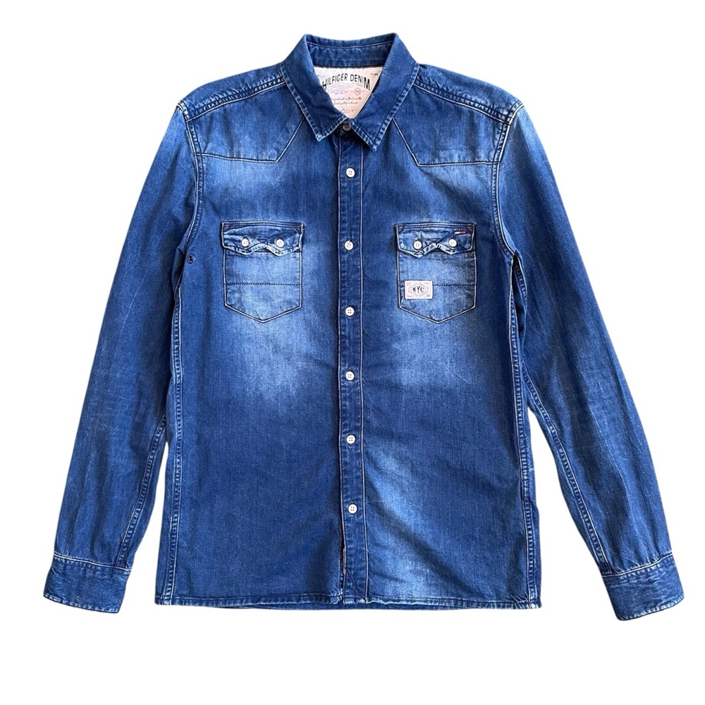 Vintage Hilfiger Denim Men’s Western Jean Button Down